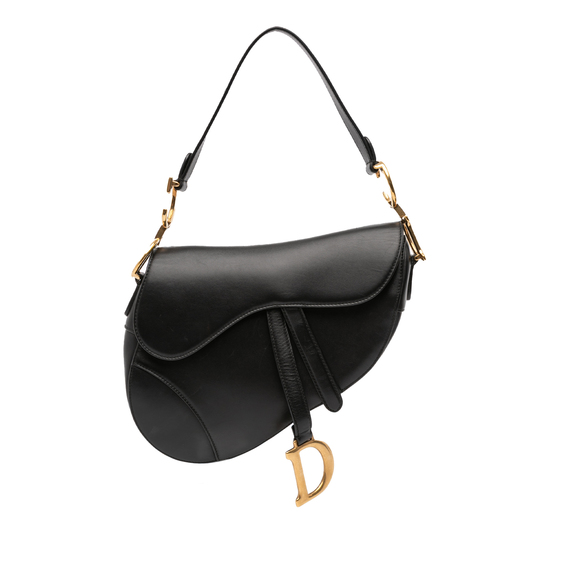 Pre-Loved Dior Smooth Calfskin Saddle Bag - Picture 1 of 10